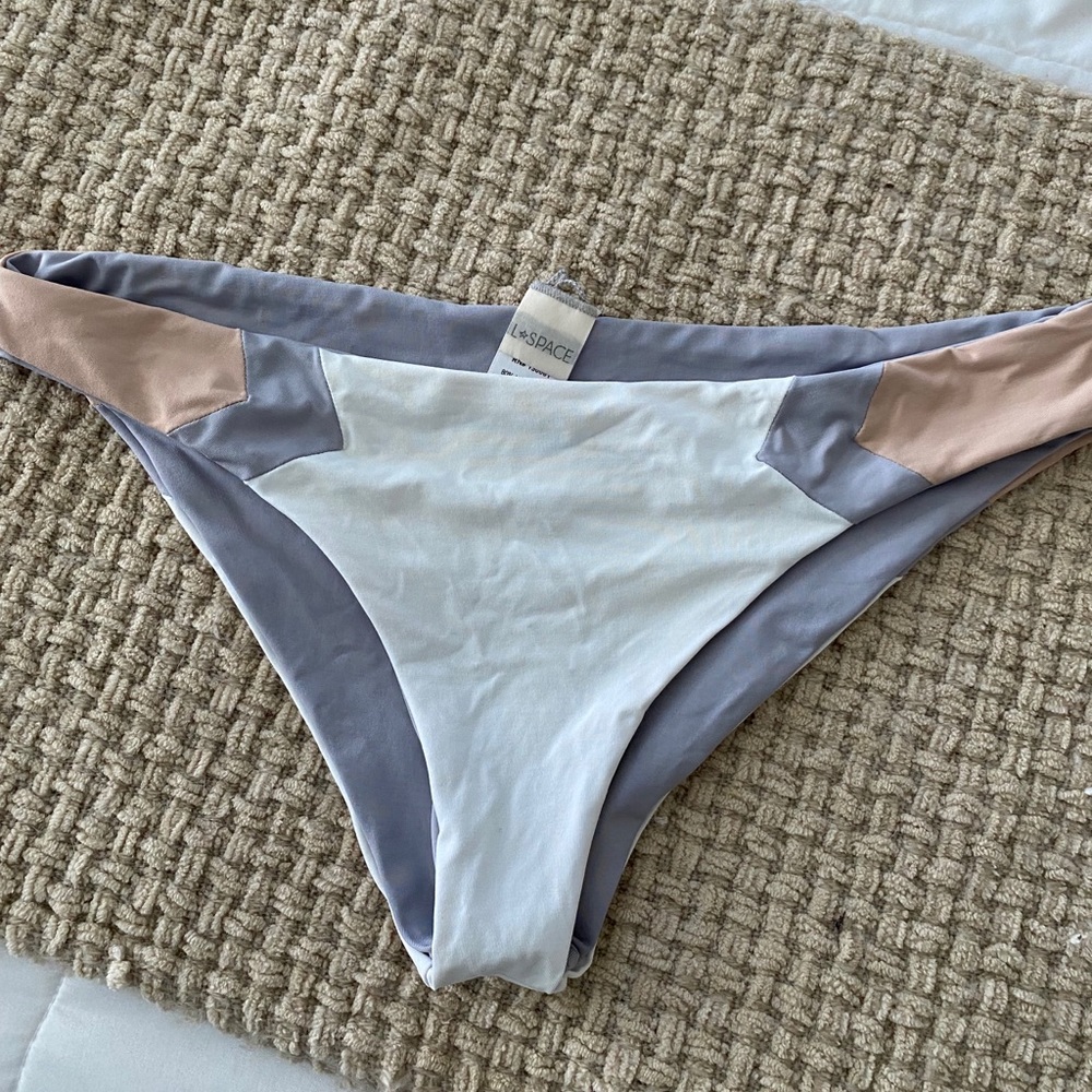 Lspace color block bikini bottoms